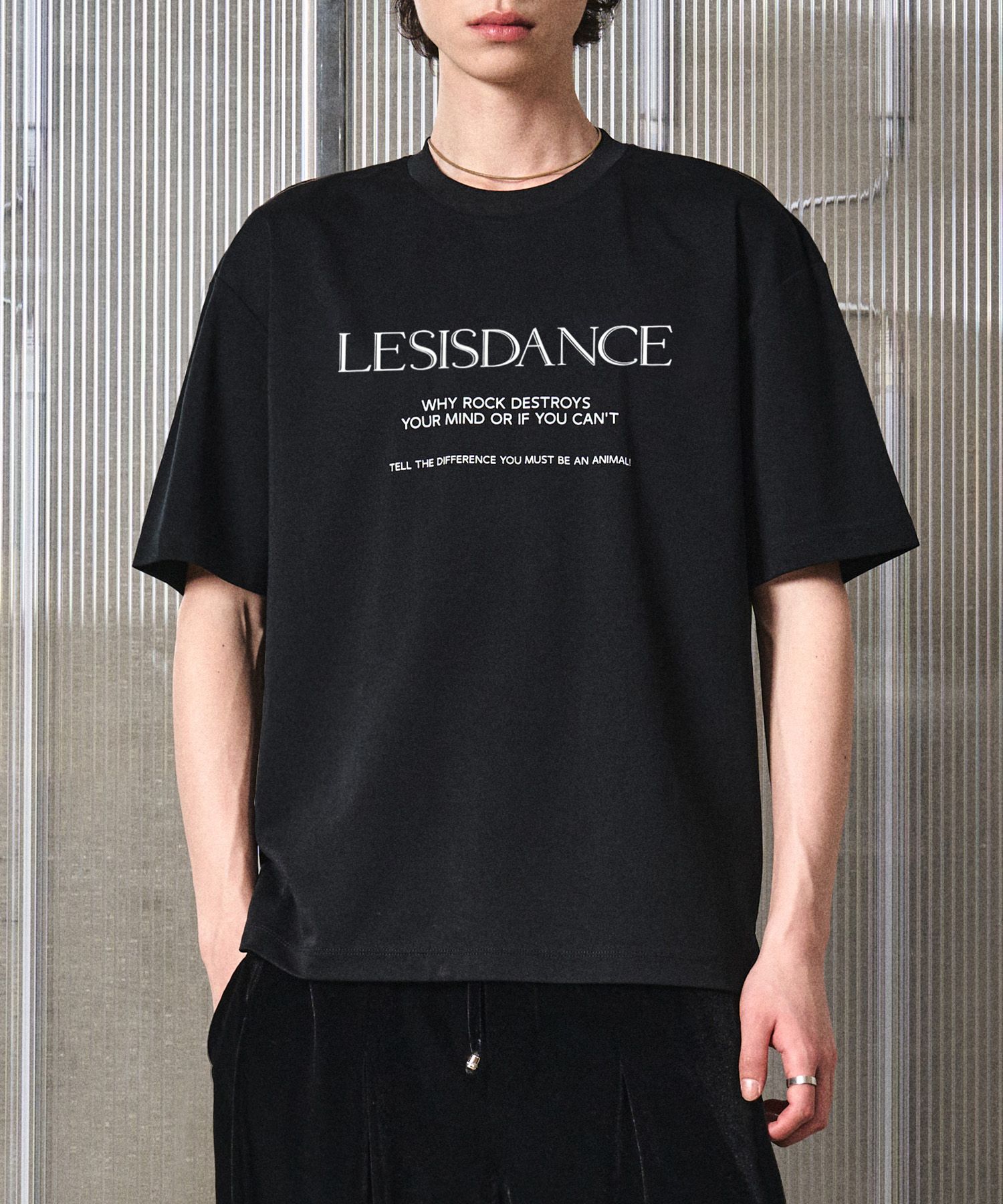 MUSINSA | LMOOD LESISDANCE Comfort T-Shirt Black