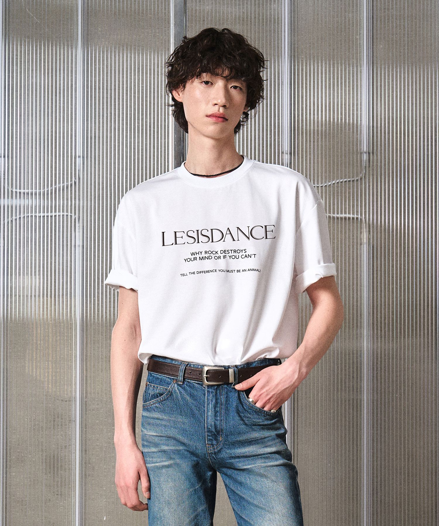 ★LMOOD★ LESISDANCE Comfort T-shirt 2 COLOR L4AT0013 MUSINSA | LMOOD LESISDANCE Comfort T-Shirt White
