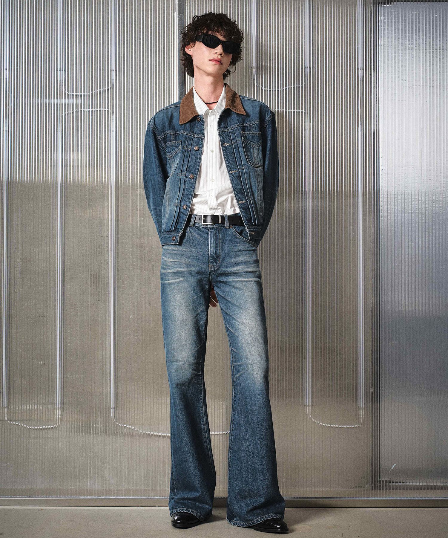 LMOOD ■ Jeanne flare denim MUSINSA | LMOOD Jeanne flare denim french blue