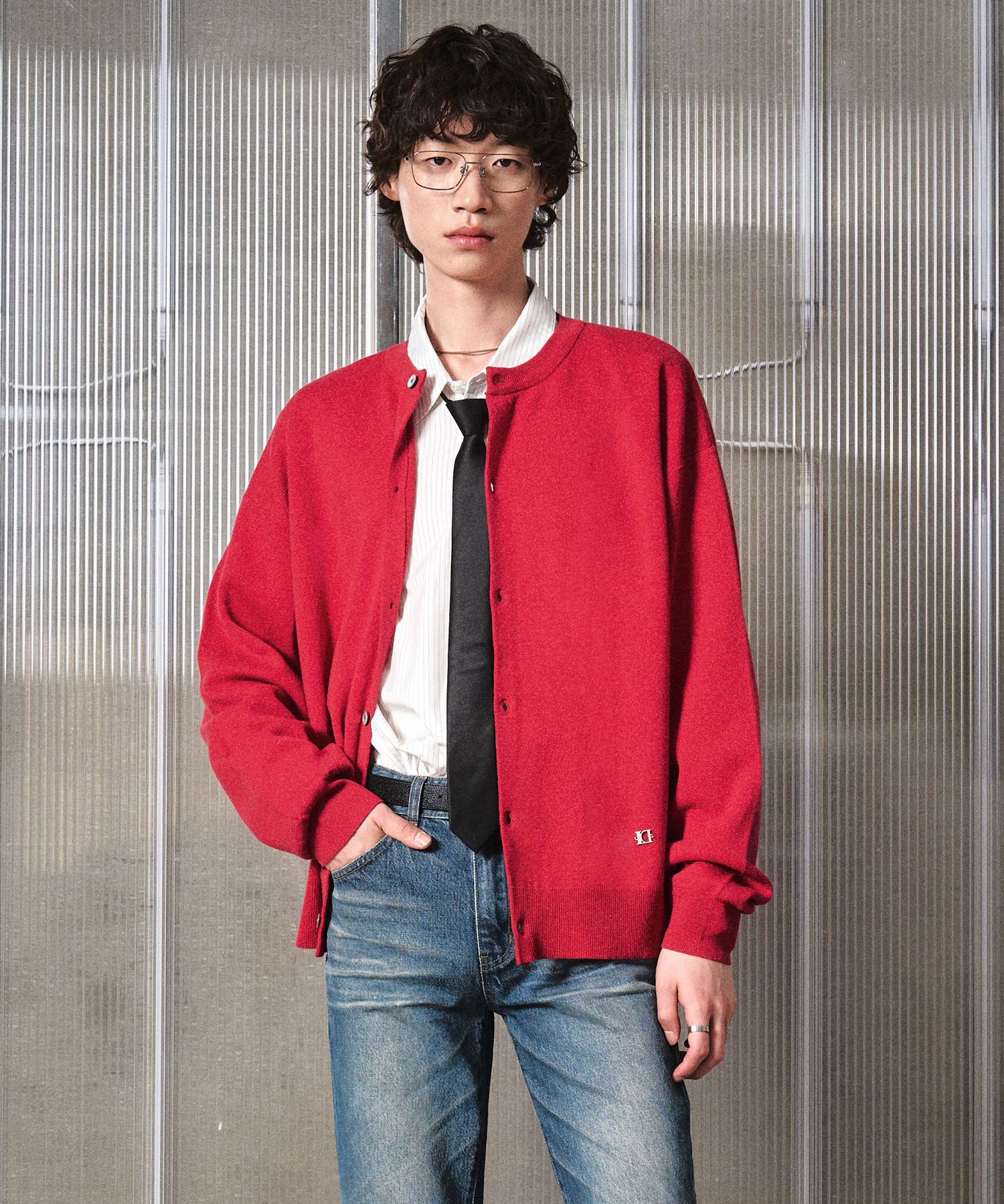 LMOOD ■ Iconic LD Wool Cotton Round Cardigan MUSINSA | LMOOD Iconic LD Wool Cotton Round Cardigan Melange