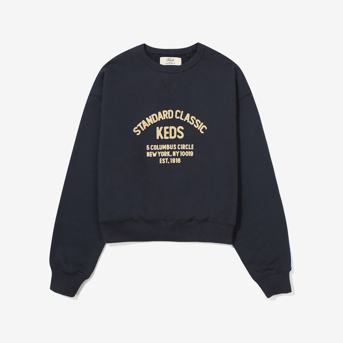 케즈(KEDS) 빈티지로고 맨투맨(KD2POG3101FNAY)