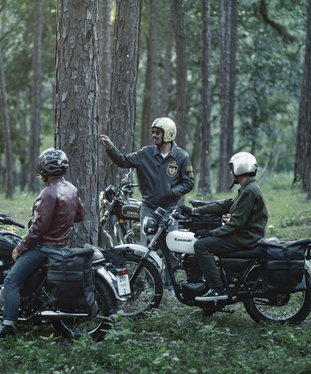 러버킬러(RUBBERKILLER) 로저 백팩&사이드백_For Motorcycle Rider [블랙]