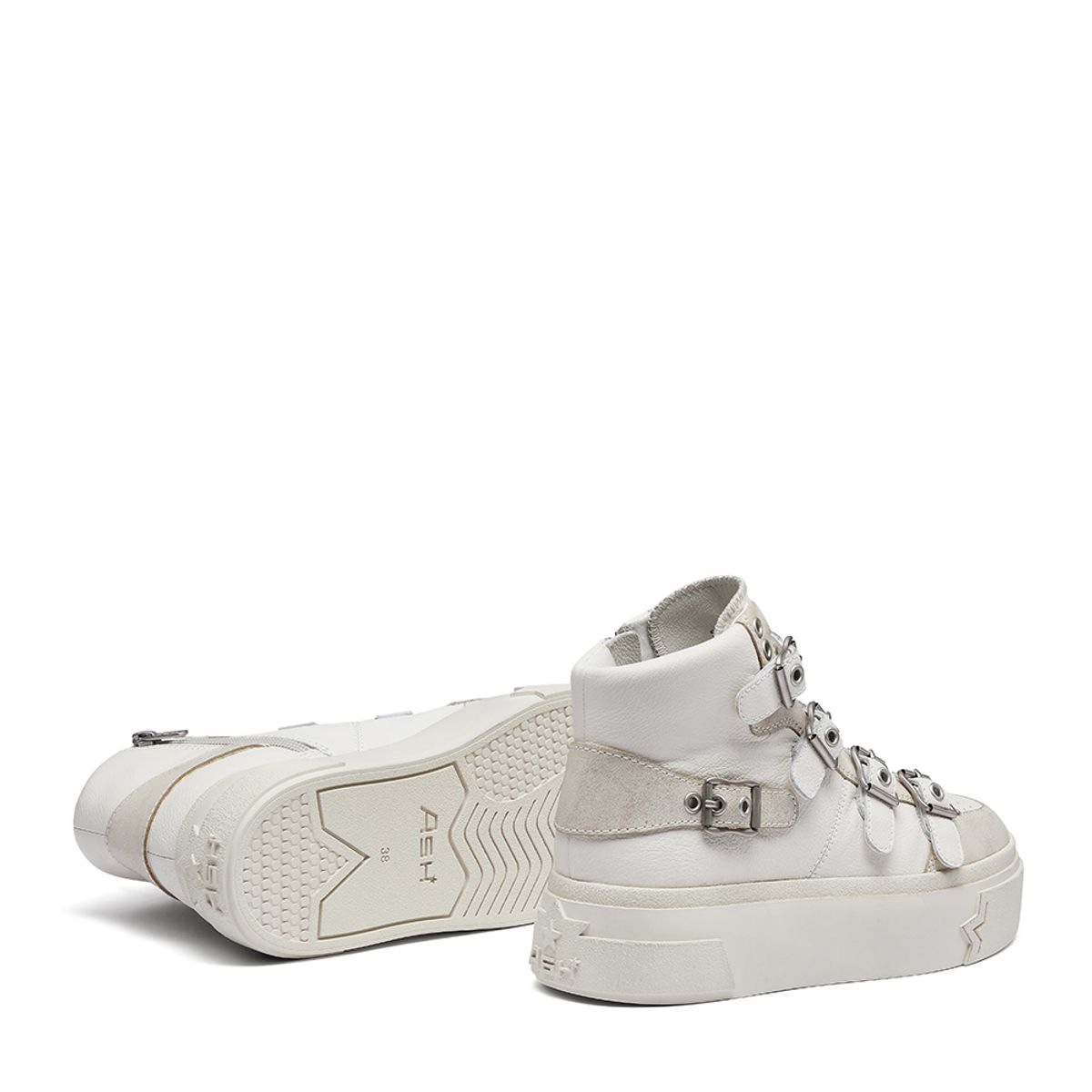 아쉬(ASH) STARMOON BUCKLE 스타문 버클 하이탑 스니커즈 AF4D01026