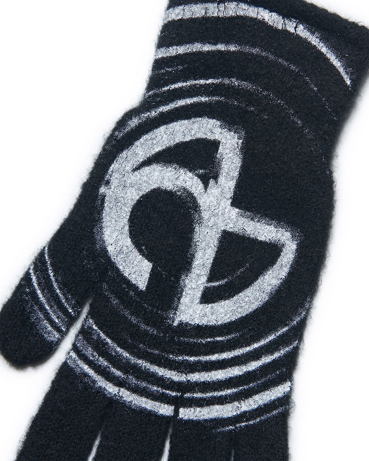 노매뉴얼(NOMANUAL) S.L KNIT GLOVES - BLACK