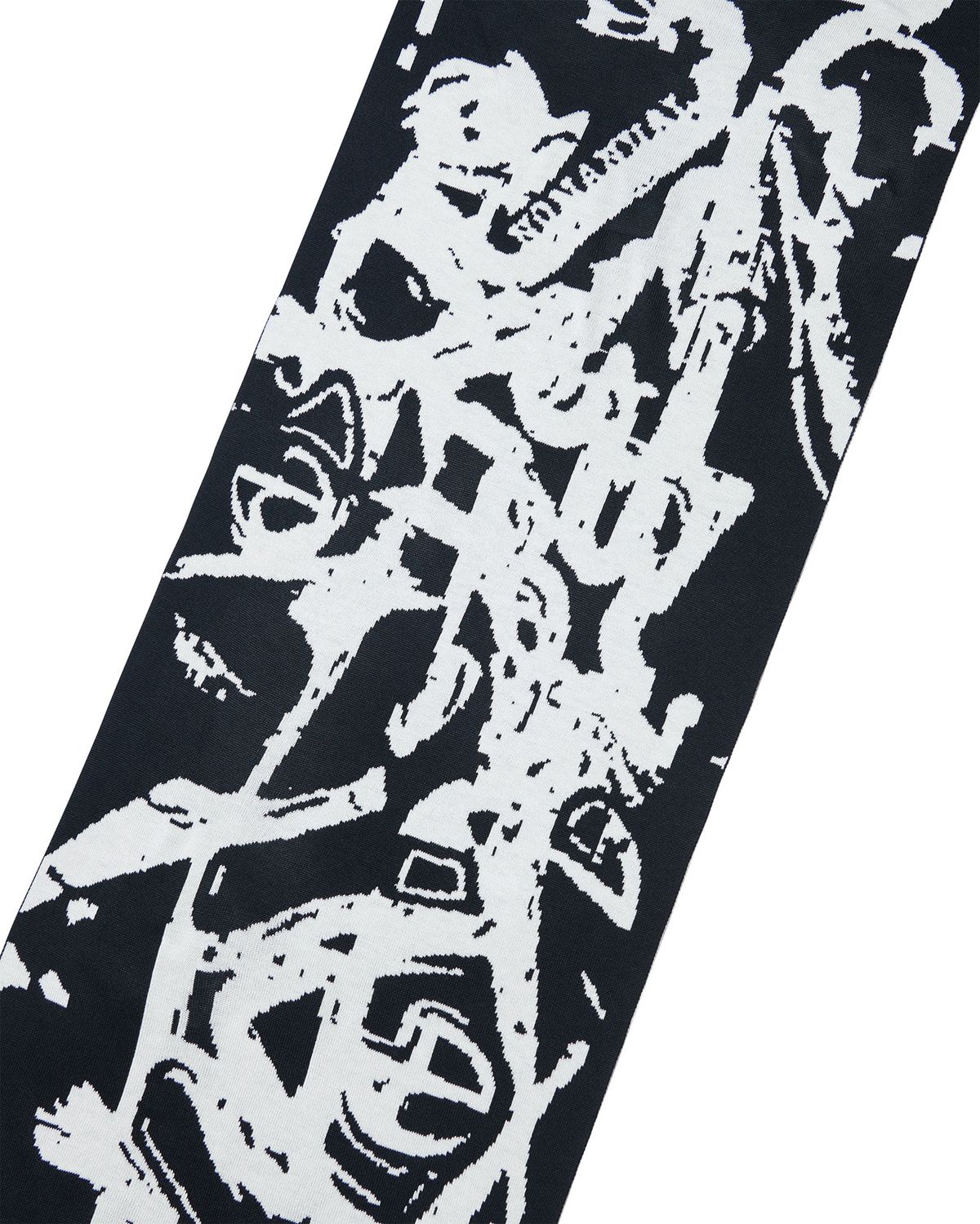 노매뉴얼(NOMANUAL) N.S JACQUARD MUFFLER - WHITE