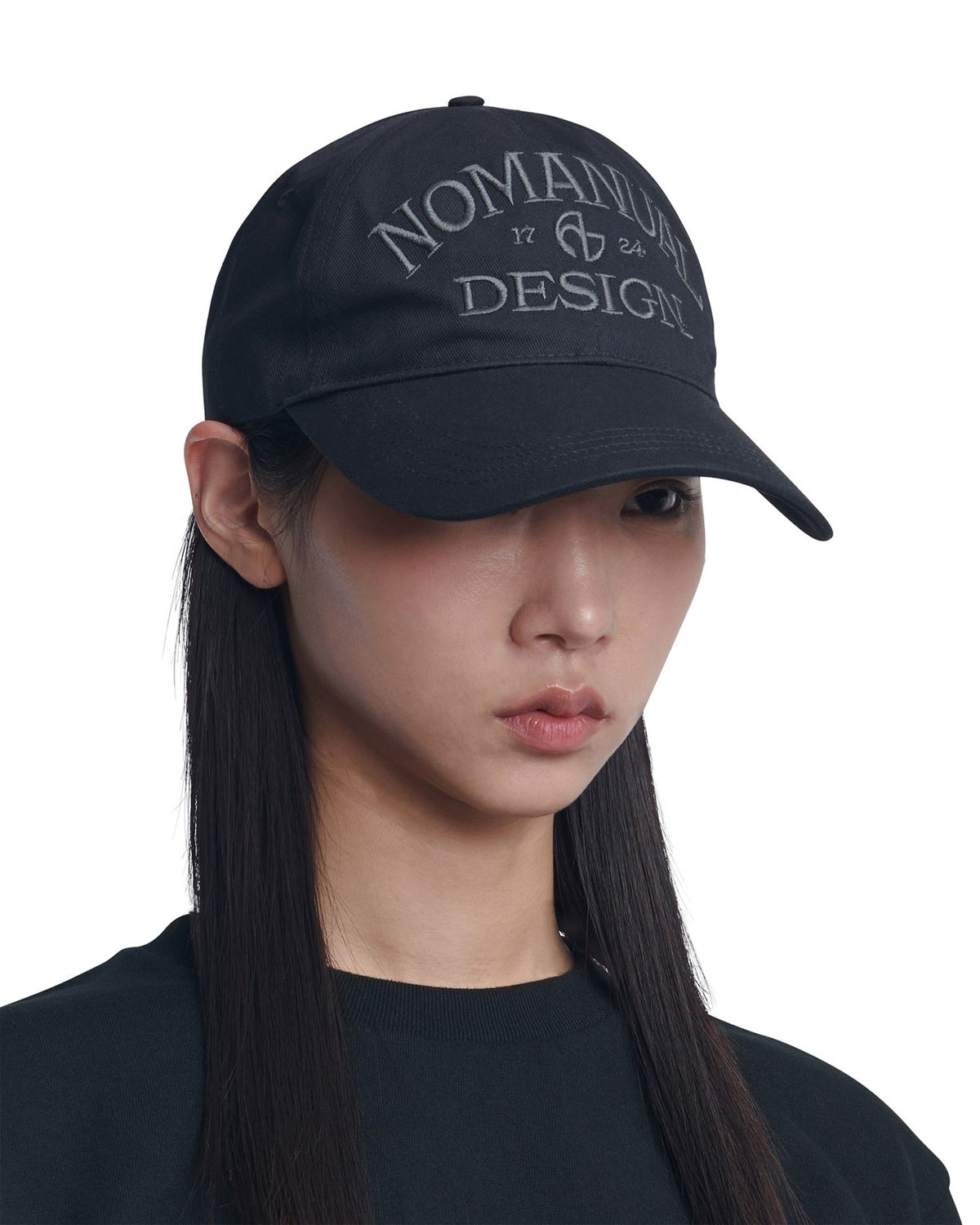 노매뉴얼(NOMANUAL) A.G BALL CAP - BLACK