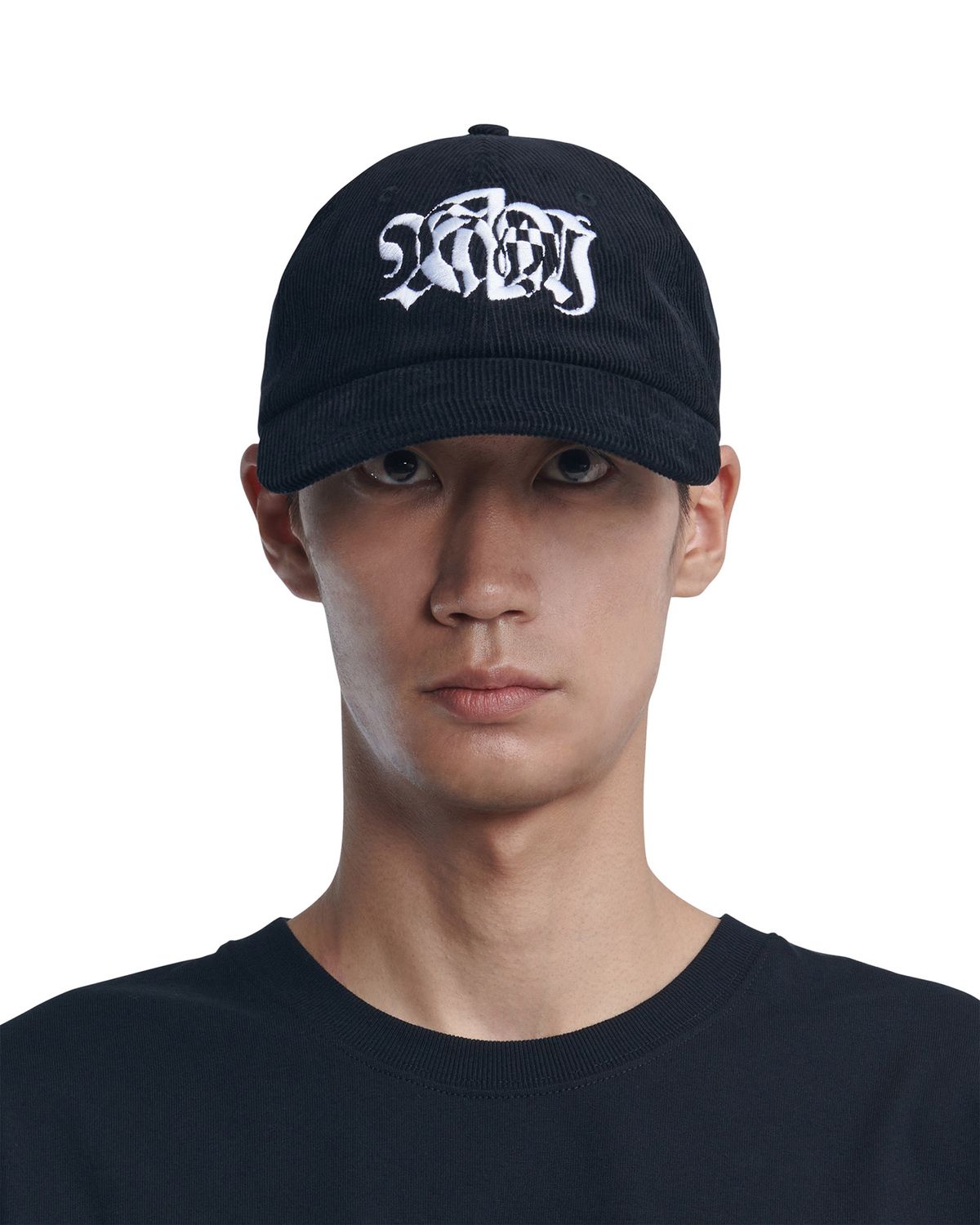 노매뉴얼(NOMANUAL) G.L CORDUROY BALL CAP - BLACK