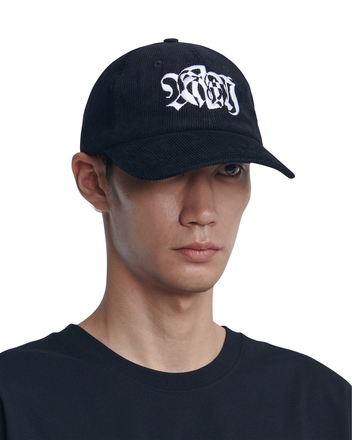 노매뉴얼(NOMANUAL) G.L CORDUROY BALL CAP - BLACK