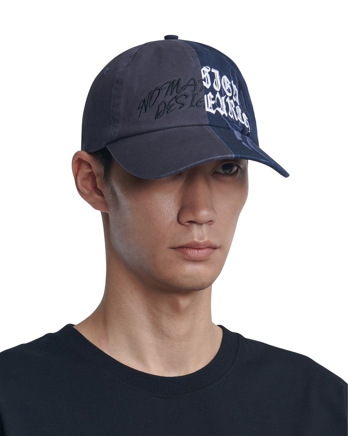 노매뉴얼(NOMANUAL) H.G.P BALL CAP - WASHED CHARCOAL