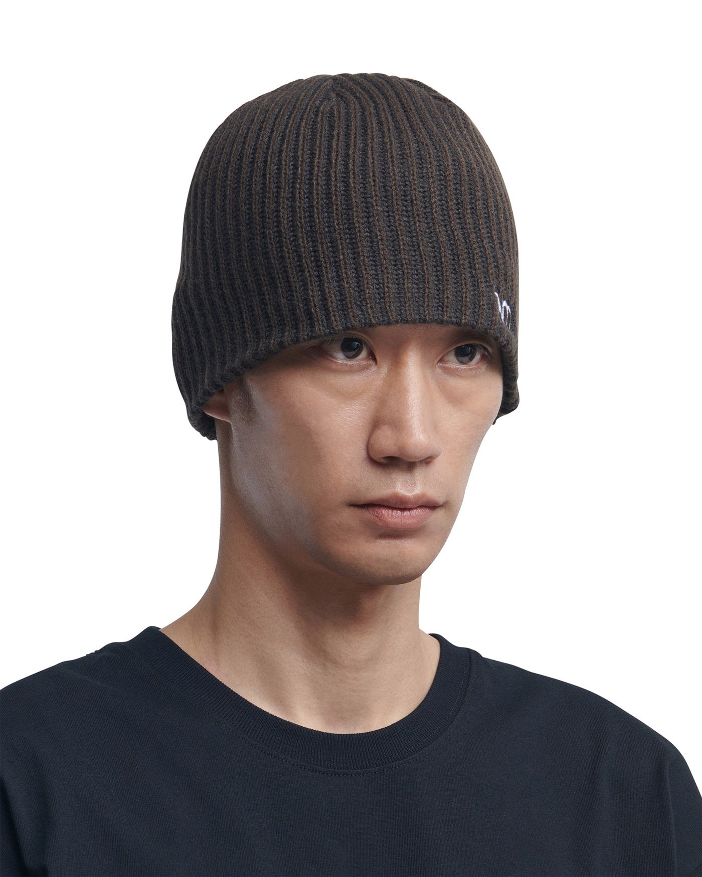 ニットキャップ・ビーニー NOMANUAL NM CAGE BEANIE BROWN NM65HG02M1BR NM CAGE BEANIE - BROWN - nomanual