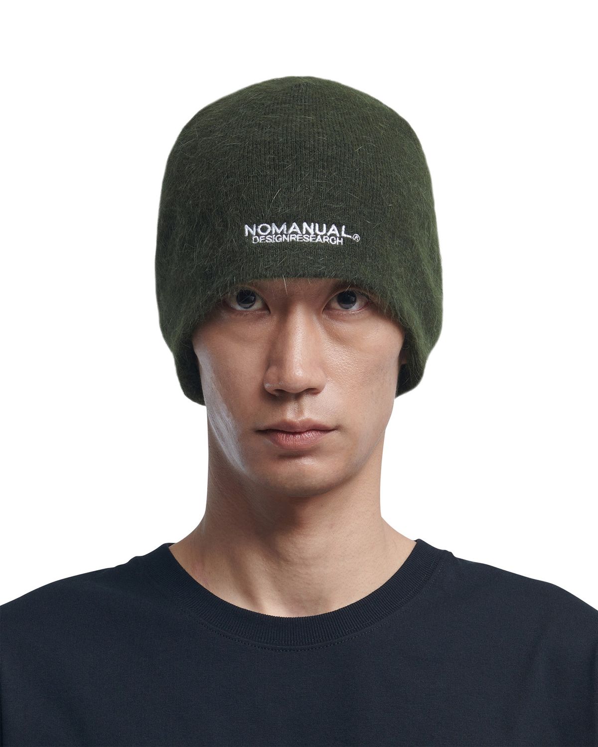 노매뉴얼(NOMANUAL) NM HAIRY BEANIE - KHAKI