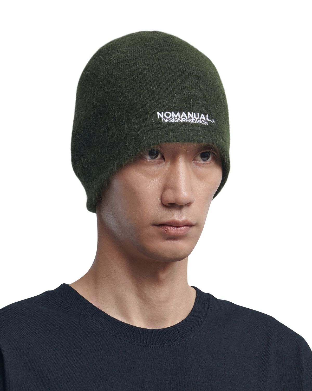 노매뉴얼(NOMANUAL) NM HAIRY BEANIE - KHAKI