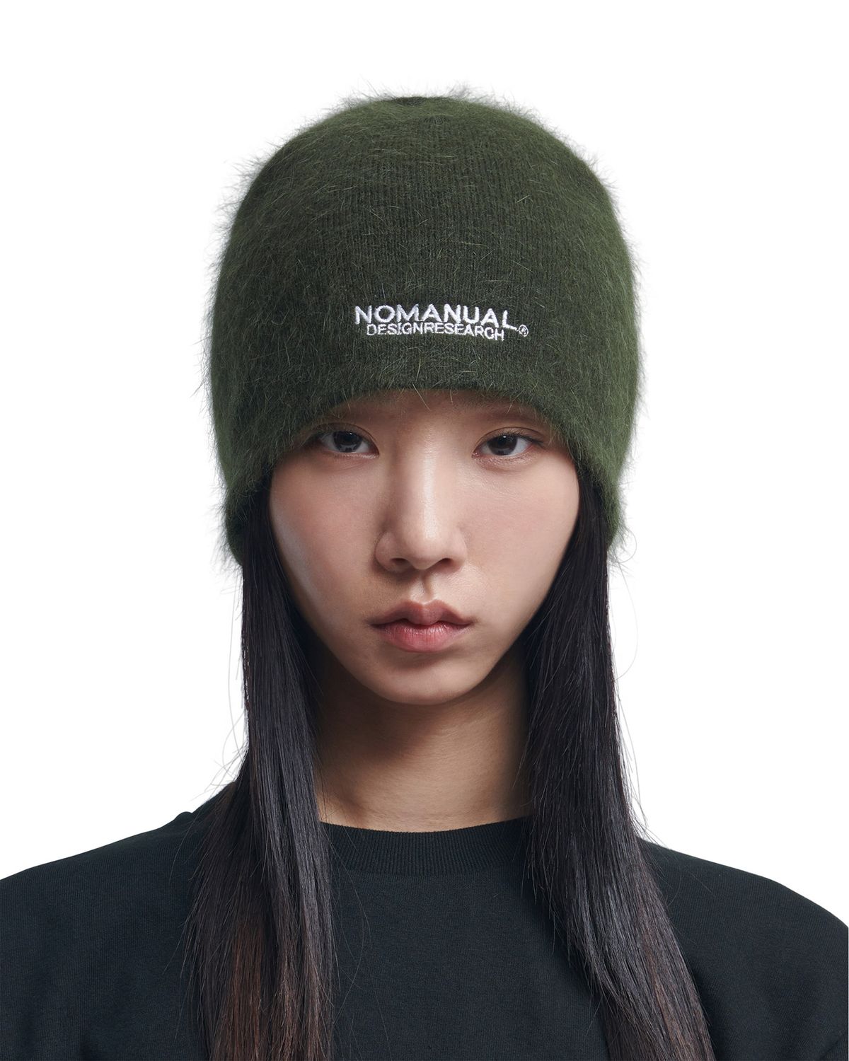 노매뉴얼(NOMANUAL) NM HAIRY BEANIE - KHAKI