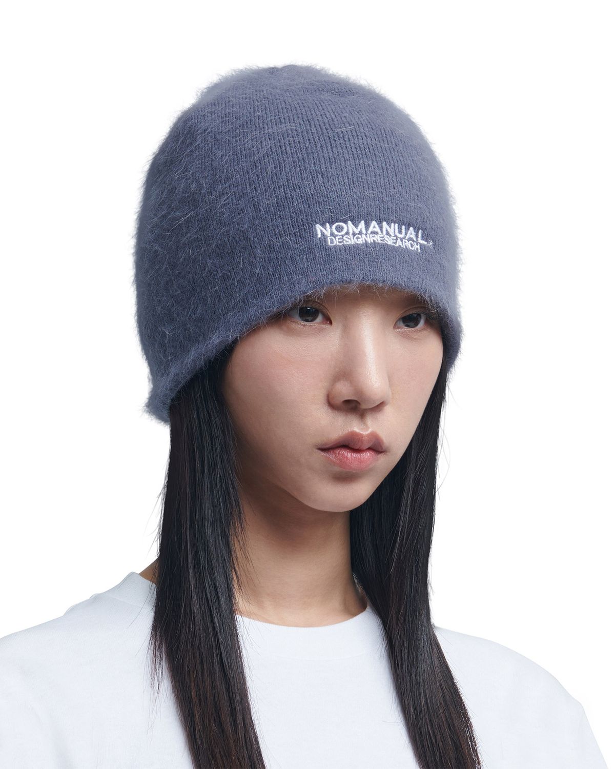 노매뉴얼(NOMANUAL) NM HAIRY BEANIE - MARINA