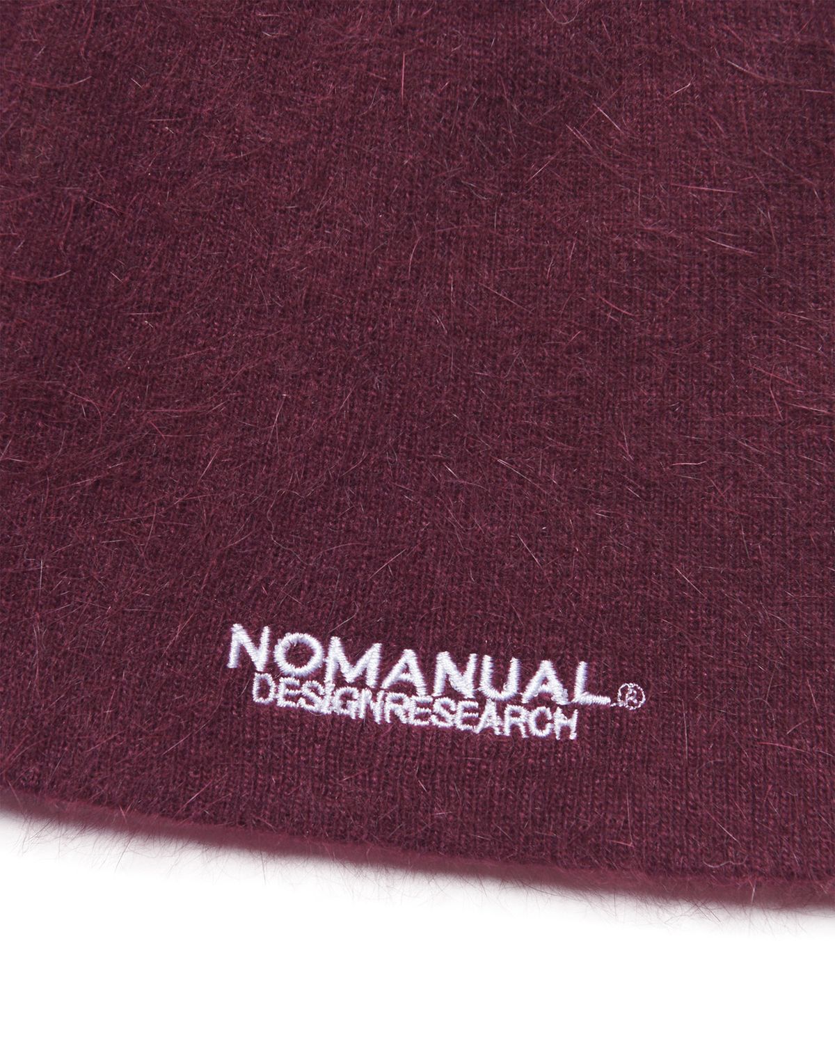 노매뉴얼(NOMANUAL) NM HAIRY BEANIE - BURGUNDY
