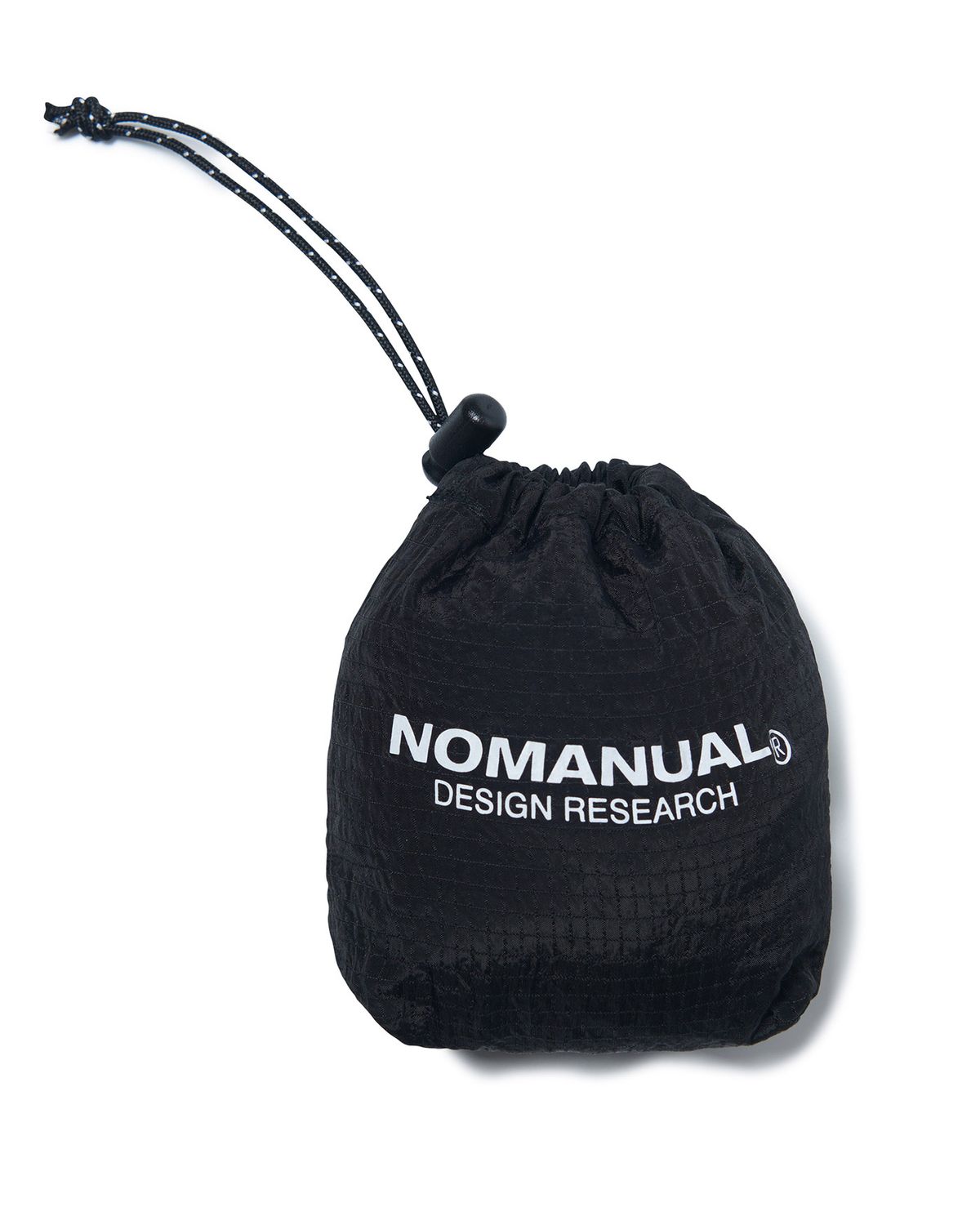 노매뉴얼(NOMANUAL) PACKABLE NYLON ECO BAG - BLACK