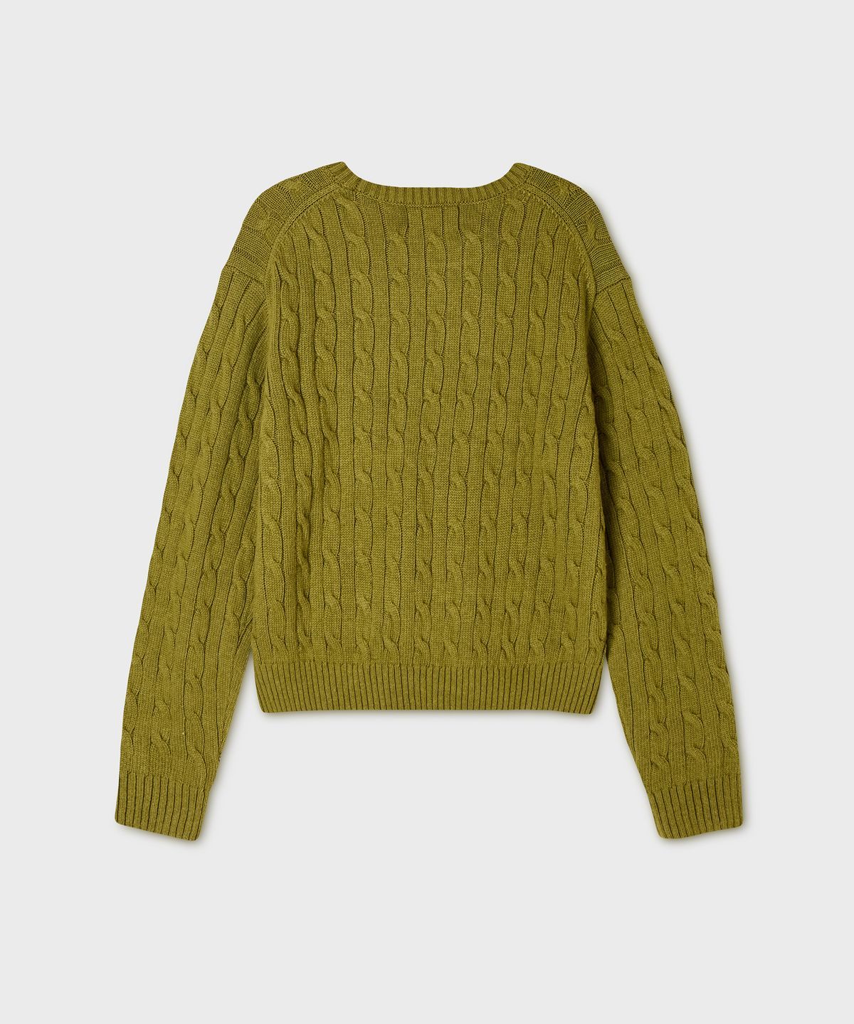 후아유(WHO.A.U) Steve Cable R-neck Pullover / WHKAG4921F