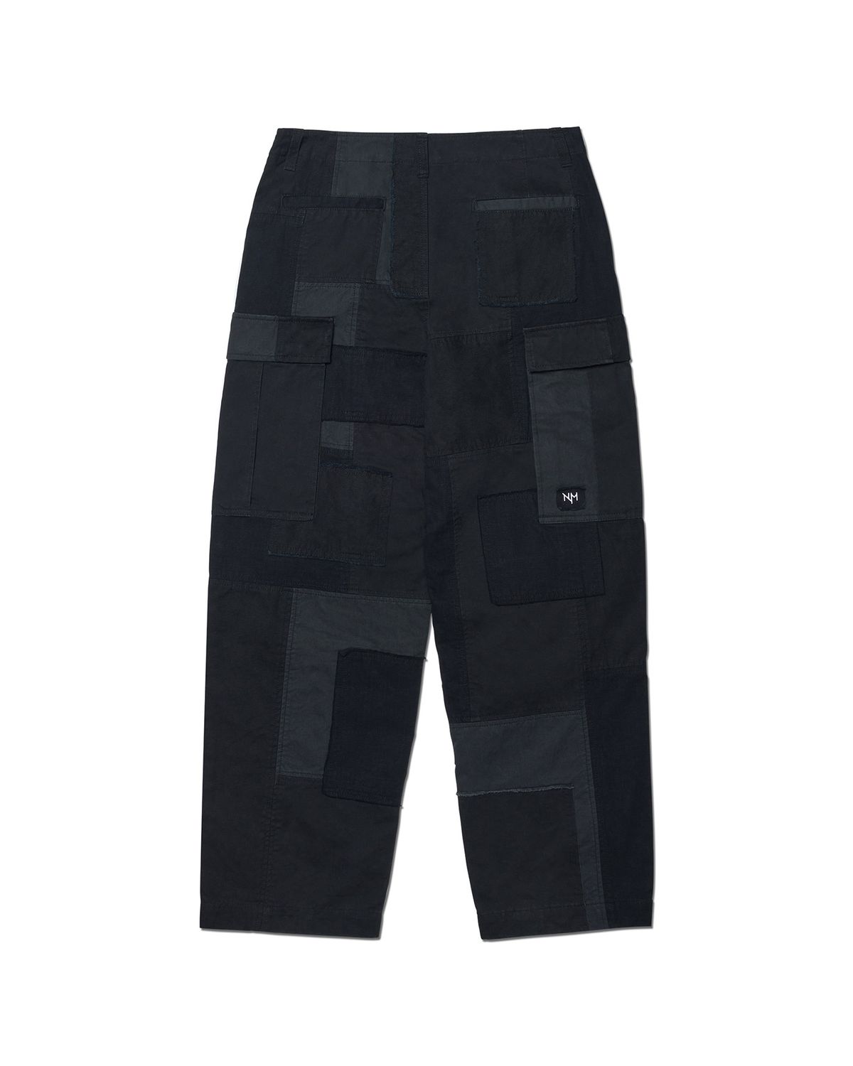 노매뉴얼(NOMANUAL) S.C MULTI PANEL PANTS - BLACK