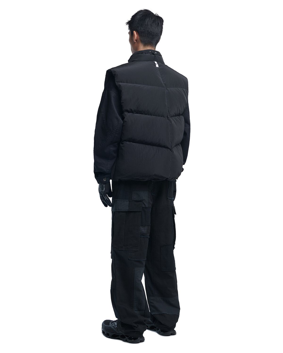 노매뉴얼(NOMANUAL) S.C MULTI PANEL PANTS - BLACK