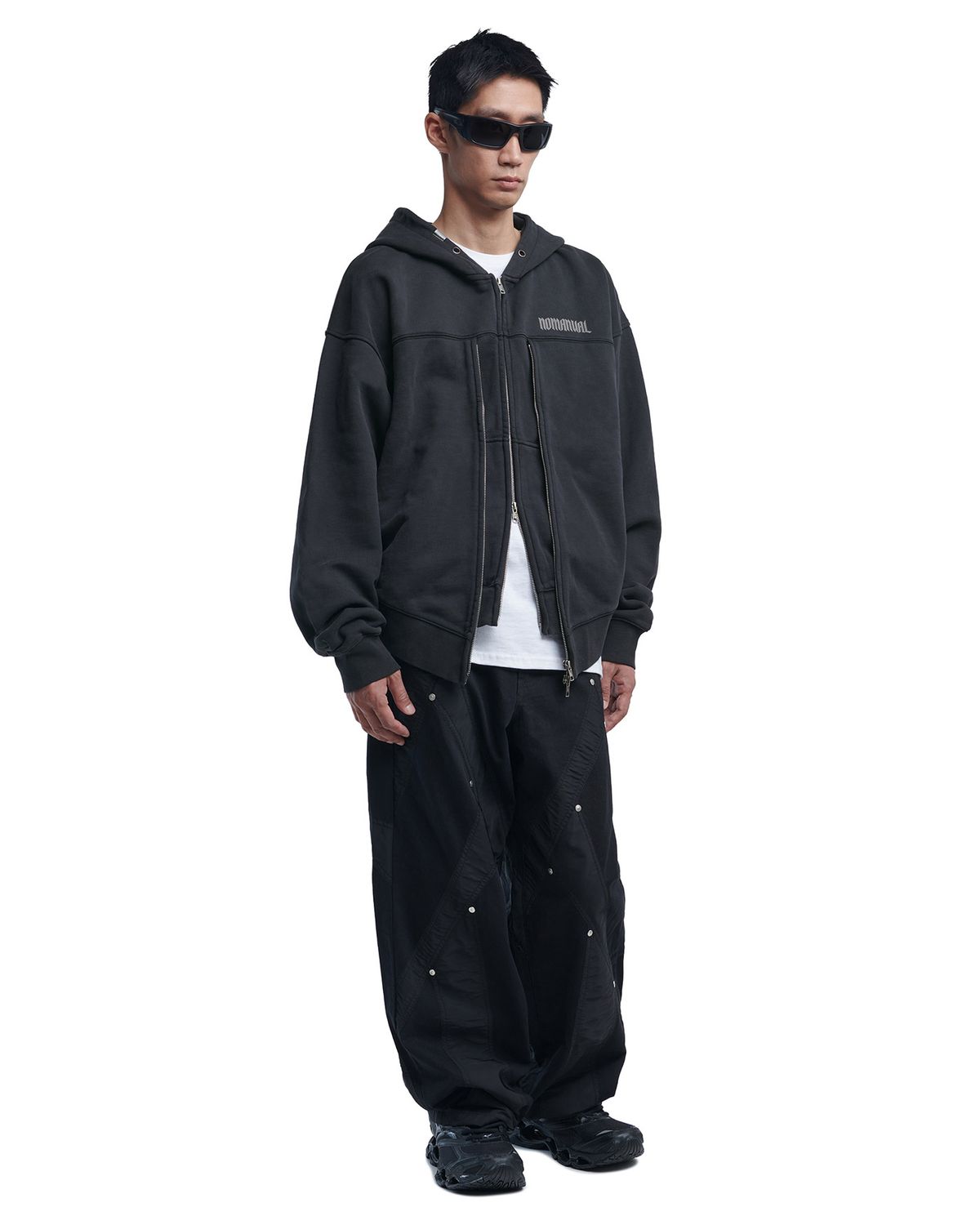 노매뉴얼(NOMANUAL) N.D.L PANTS - BLACK