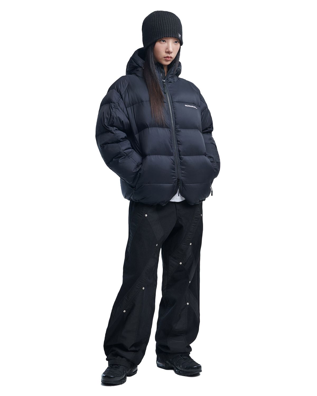 노매뉴얼(NOMANUAL) N.D.L PANTS - BLACK