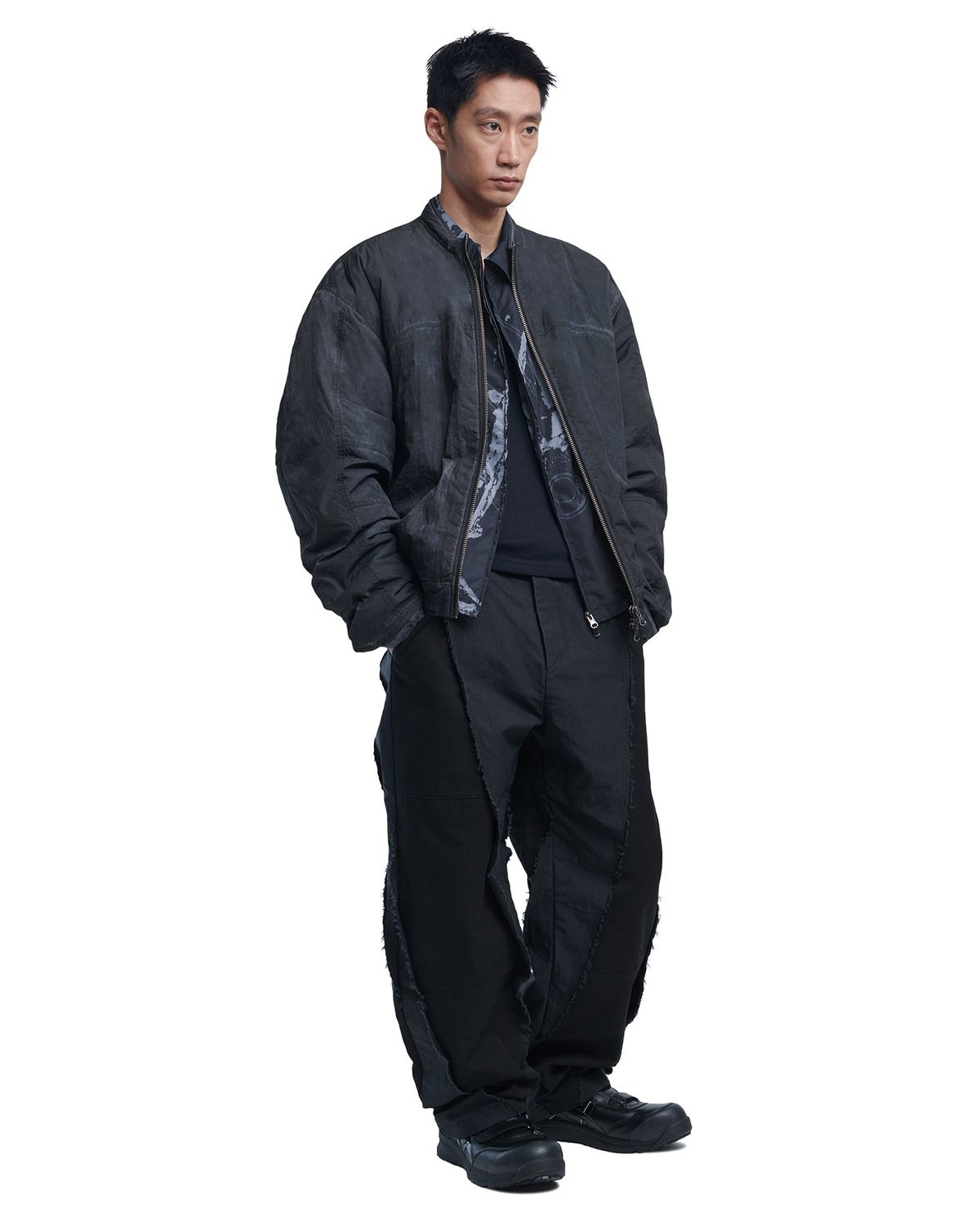 노매뉴얼(NOMANUAL) R.E.P PANTS - BLACK