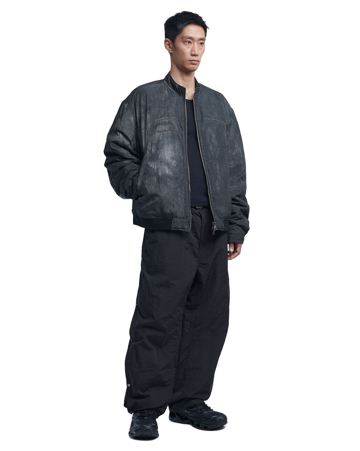 노매뉴얼(NOMANUAL) D.S.B PANTS - BLACK