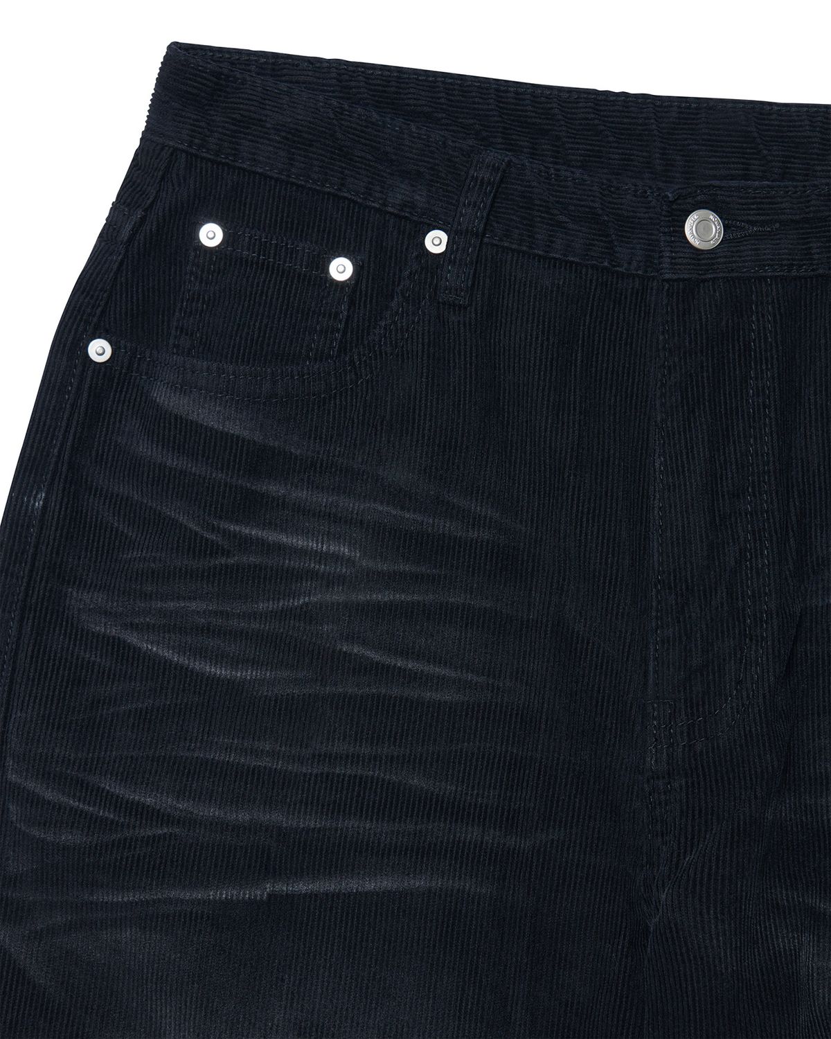 노매뉴얼(NOMANUAL) W.S CORDUROY PANTS - BLACK