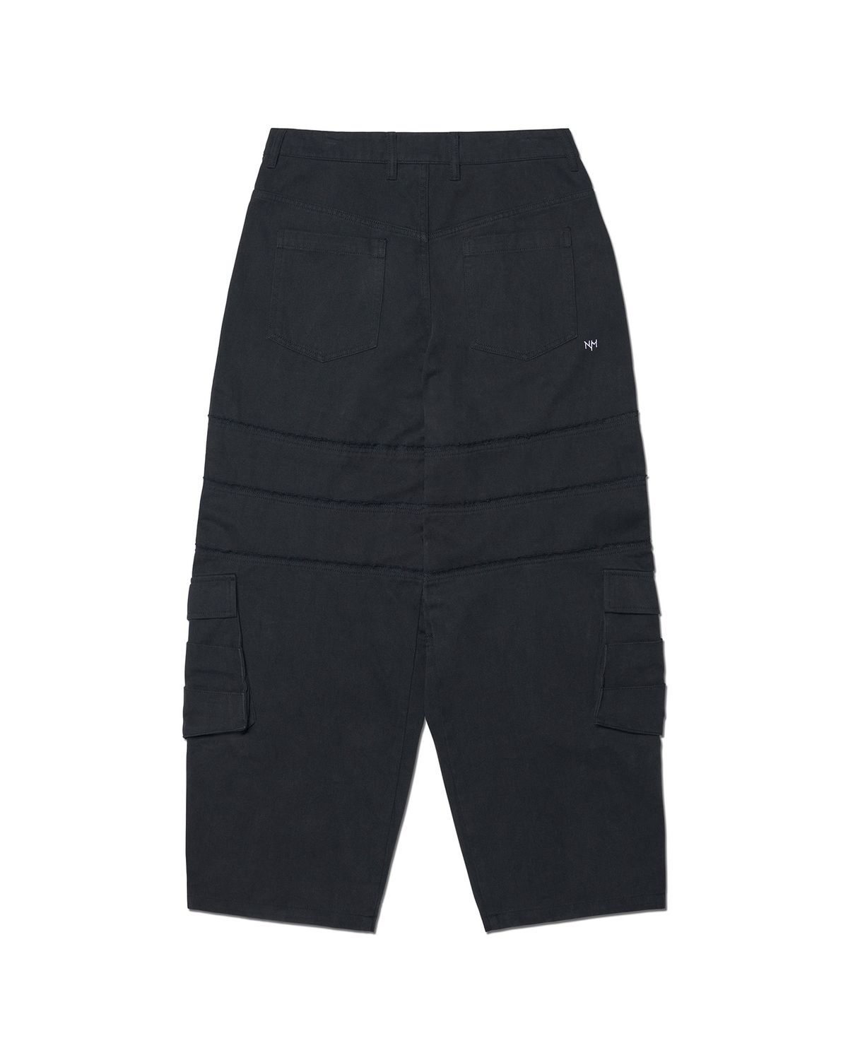 노매뉴얼(NOMANUAL) R.D WIDE CARGO PANTS - BLACK