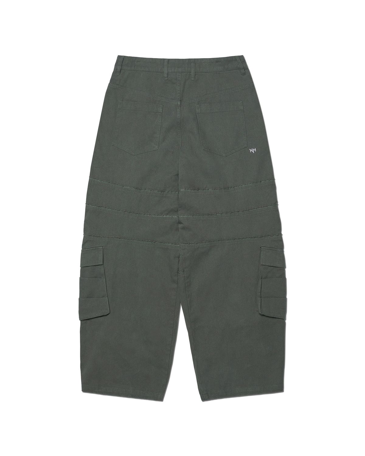 노매뉴얼(NOMANUAL) R.D WIDE CARGO PANTS - DEEP KHAKI