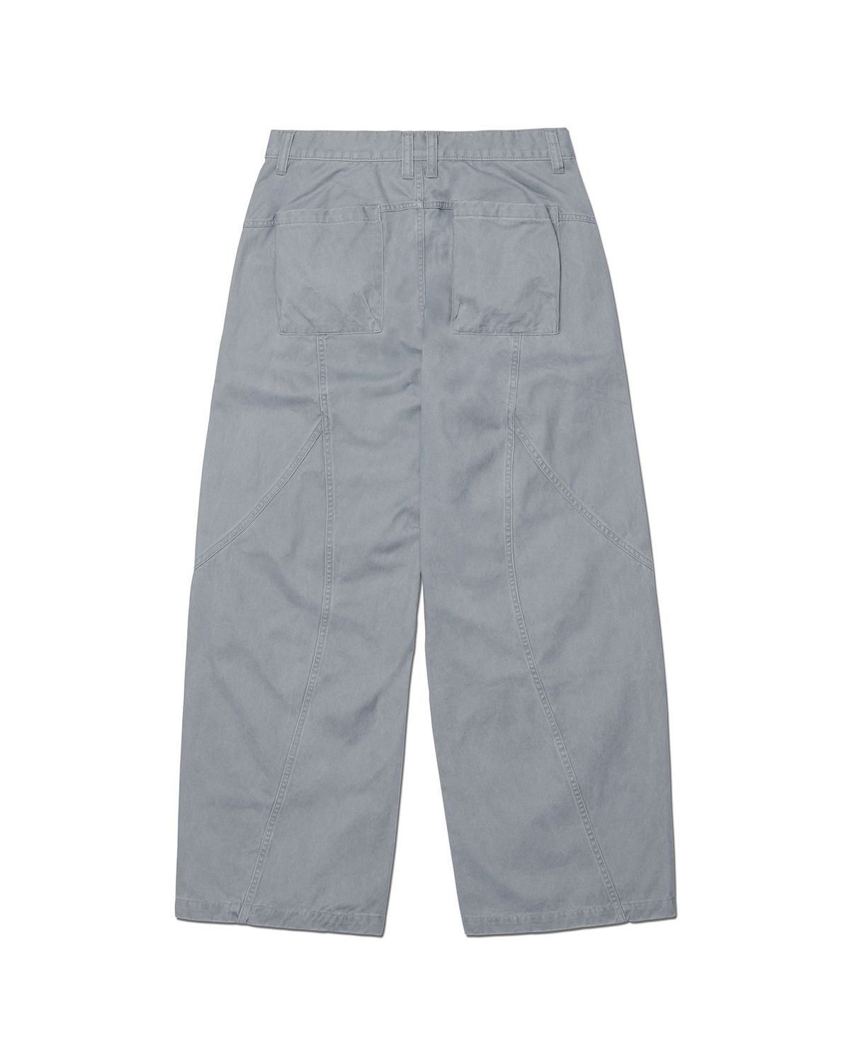 노매뉴얼(NOMANUAL) OVERSIZED V.C PANTS - WASHED GRAY