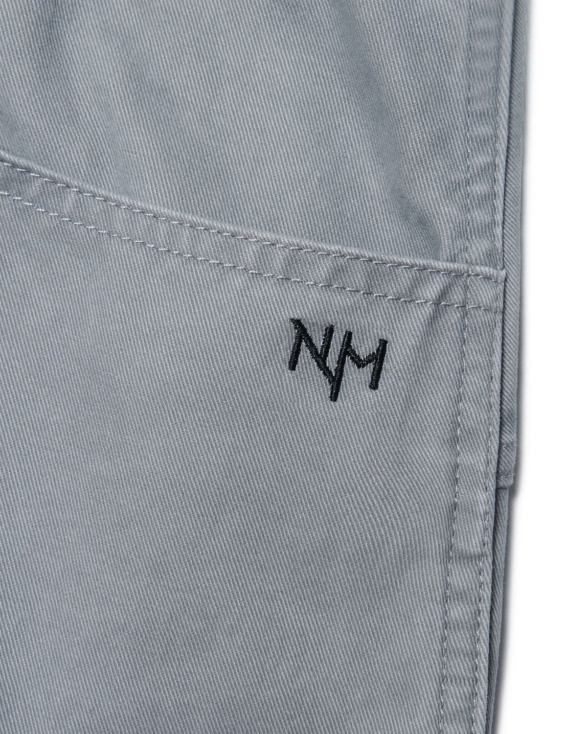 노매뉴얼(NOMANUAL) OVERSIZED V.C PANTS - WASHED GRAY