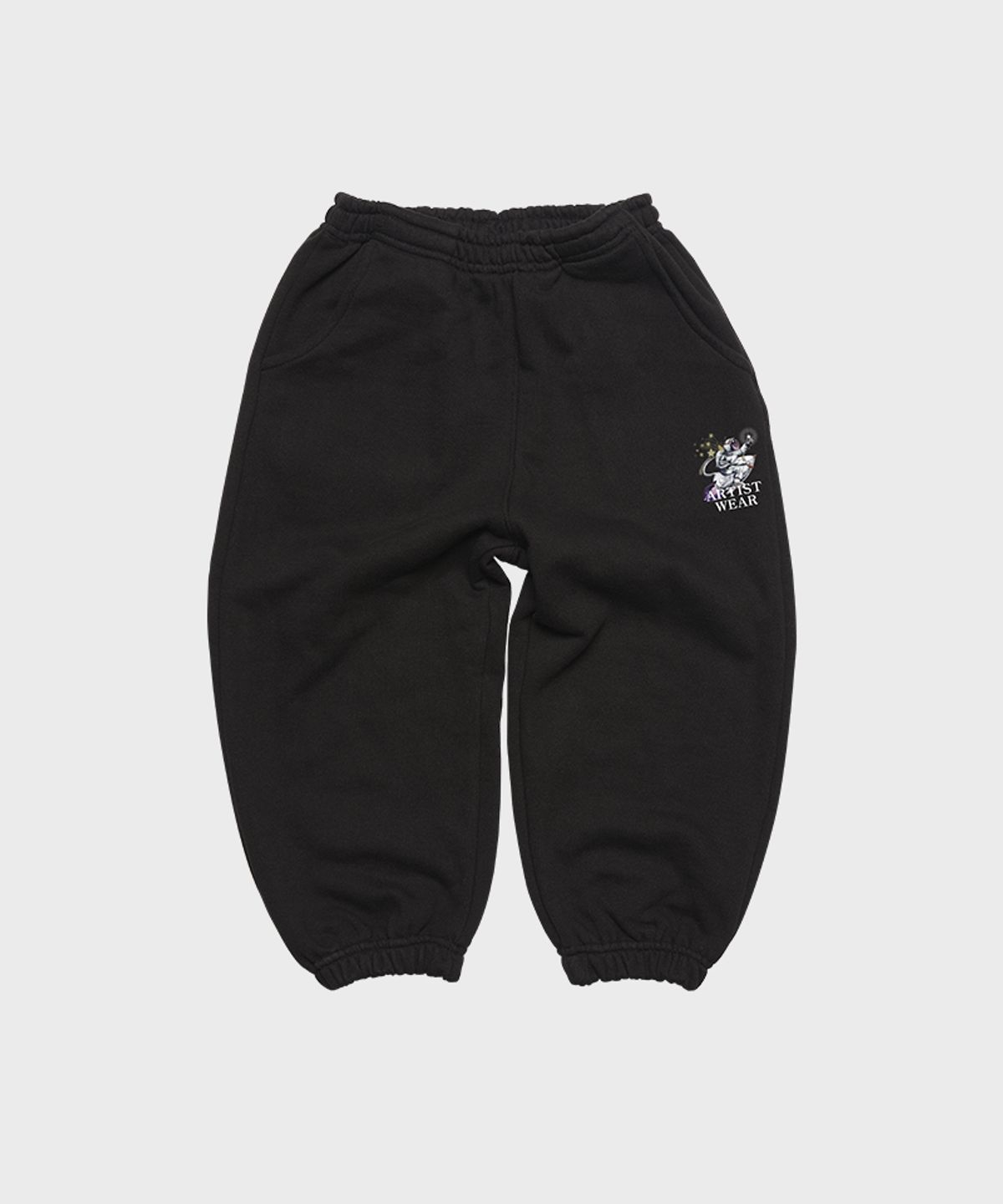 아티스트웨어 키즈(ARTISTWEARKIDS) [ATW] 키즈 워칭스타 셋업_BK
