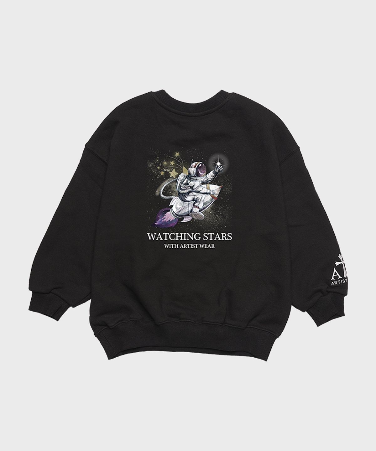 아티스트웨어 키즈(ARTISTWEARKIDS) [ATW] 키즈 워칭스타 셋업_BK
