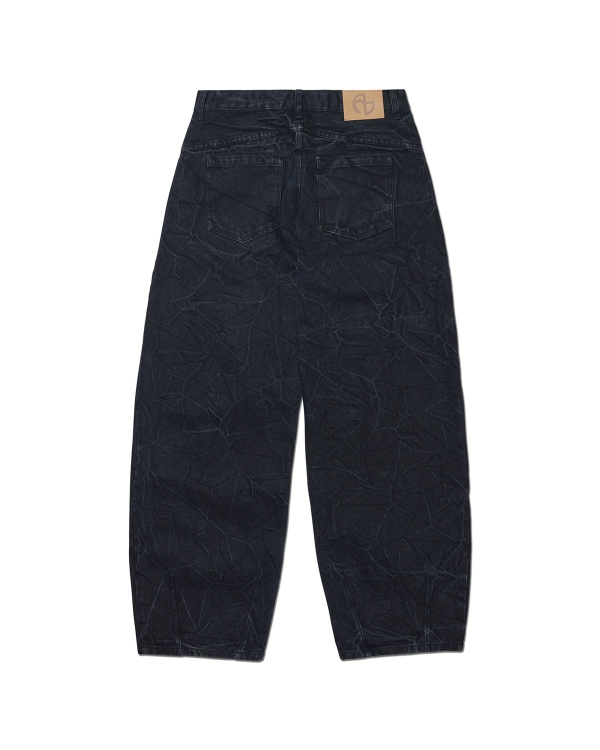 노매뉴얼(NOMANUAL) B.D WIDE DENIM PANTS - BLACK