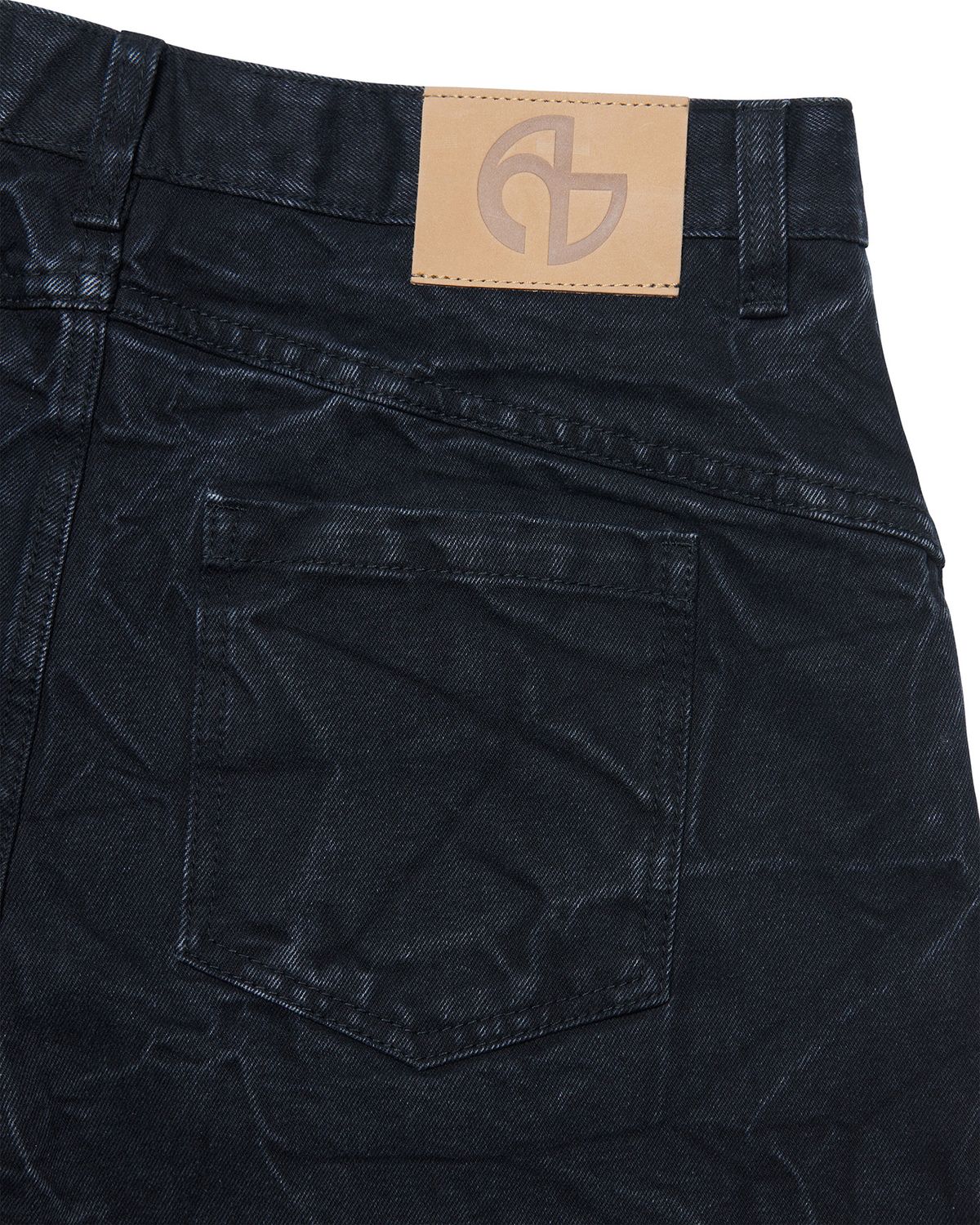 노매뉴얼(NOMANUAL) B.D WIDE DENIM PANTS - BLACK