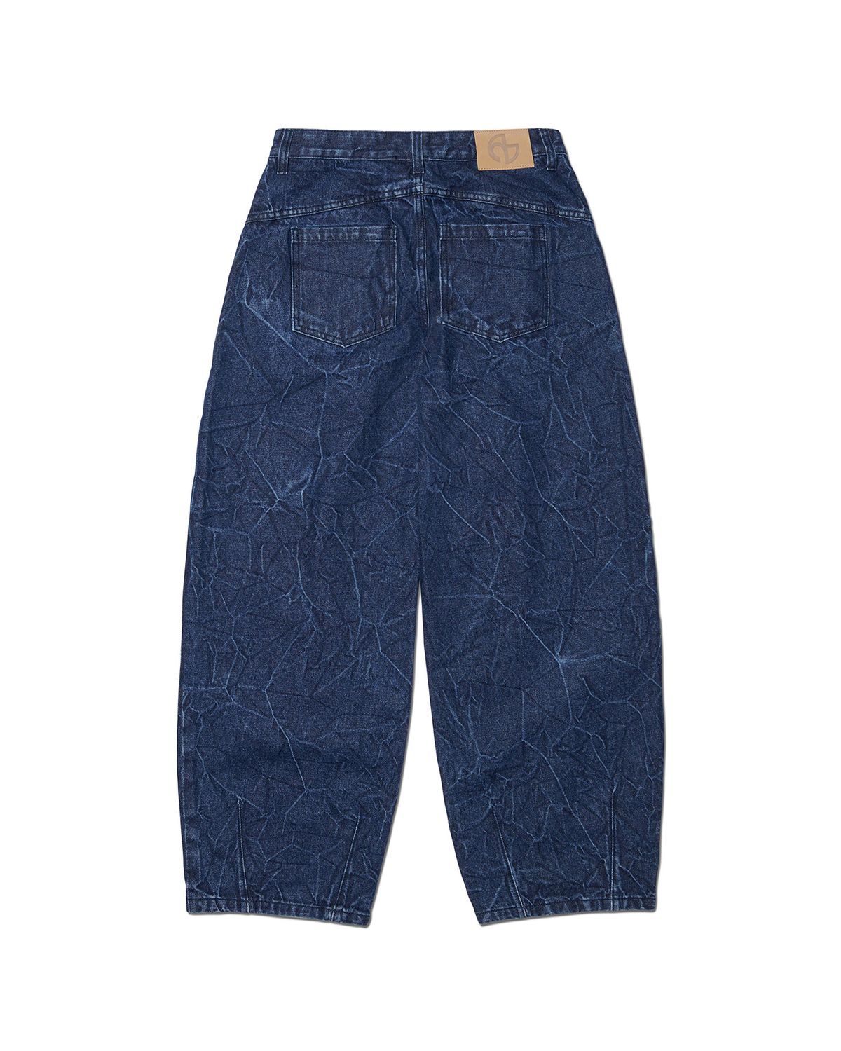 노매뉴얼(NOMANUAL) B.D WIDE DENIM PANTS - BLUE