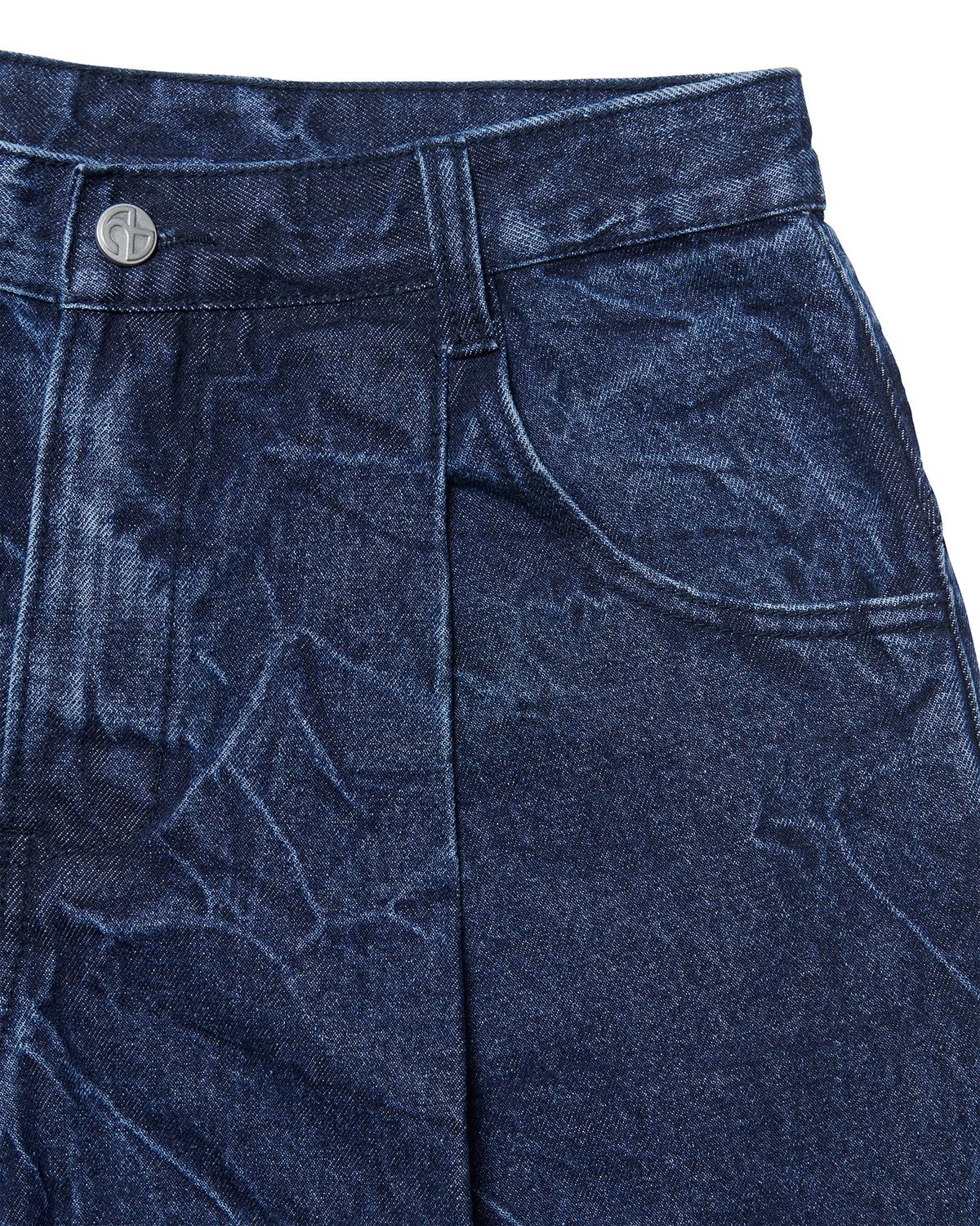 노매뉴얼(NOMANUAL) B.D WIDE DENIM PANTS - BLUE