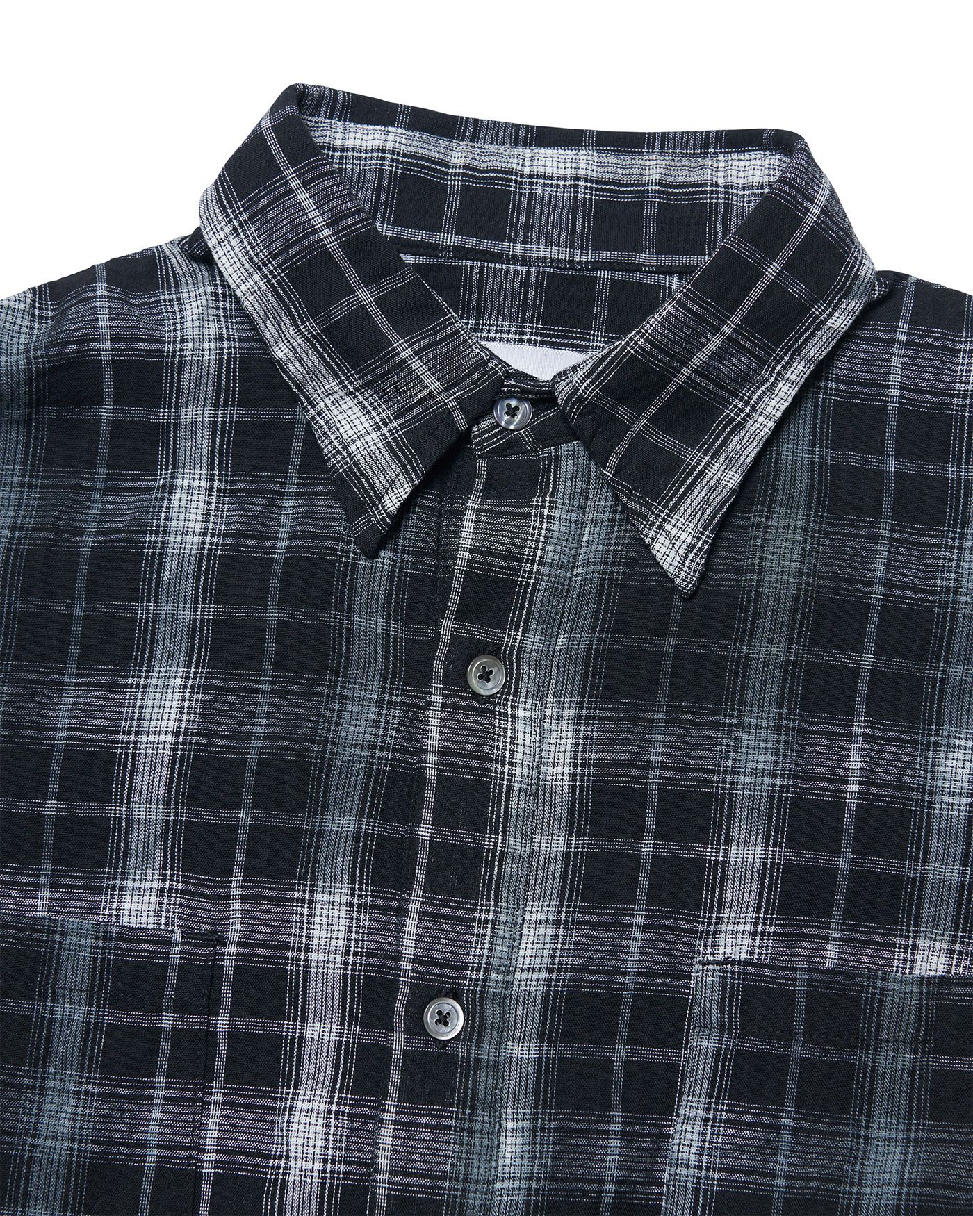 シャツ NOMANUAL OD CHECK SHIRT BLACK NM63SH01M1BK MUSINSA | NOMANUAL O.D CHECK SHIRT - BLACK