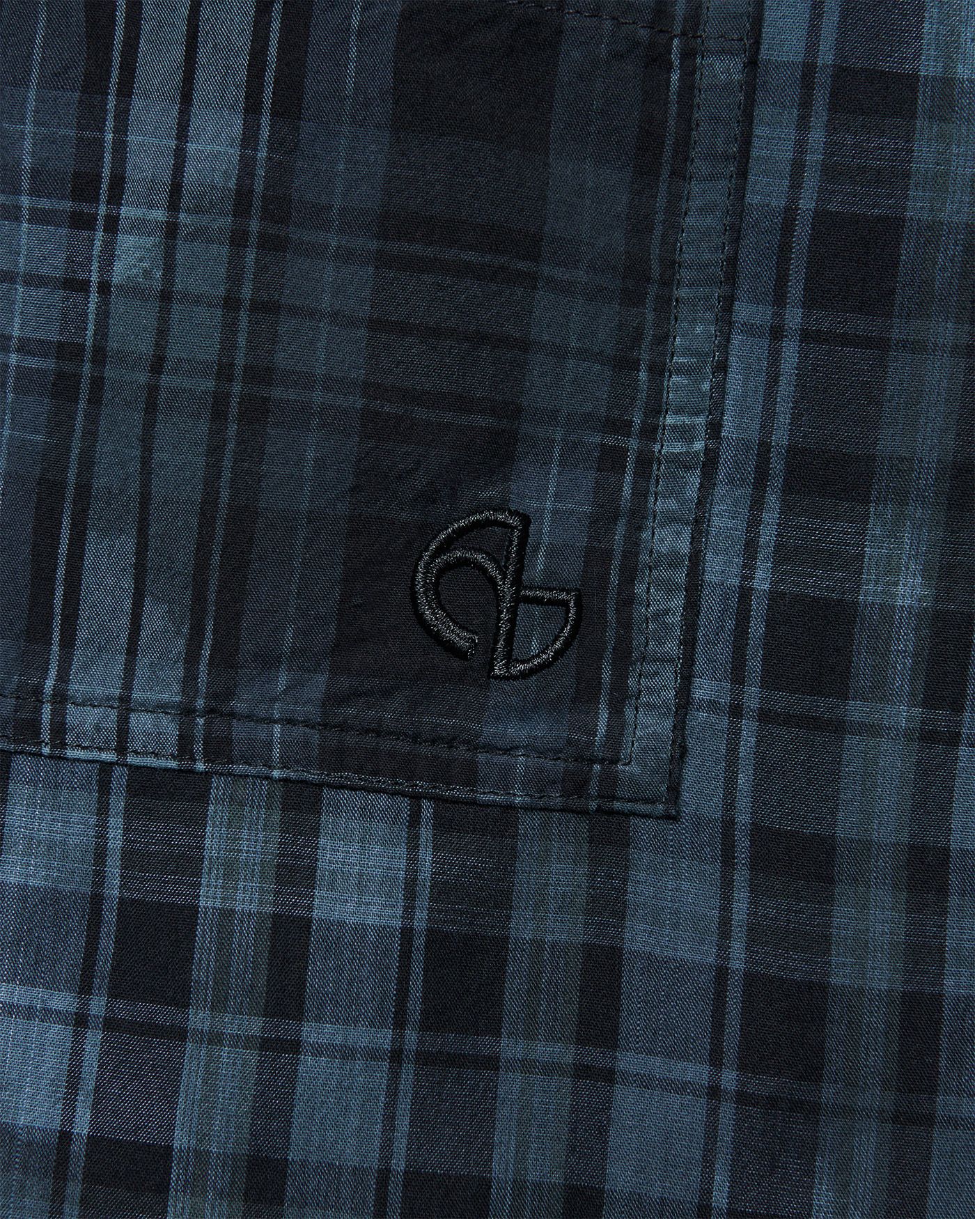 シャツ NOMANUAL H.R CHECK SHIRTS SA144 MUSINSA | NOMANUAL H.R CHECK SHIRTS - DARK NAVY
