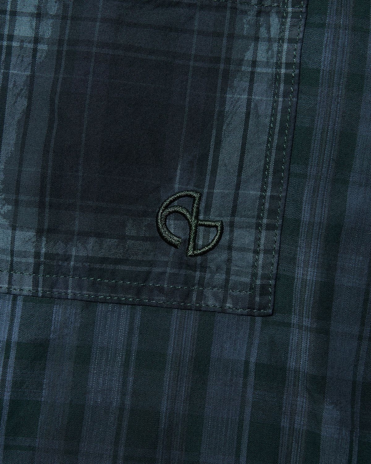 노매뉴얼(NOMANUAL) H.R CHECK SHIRTS - GREEN