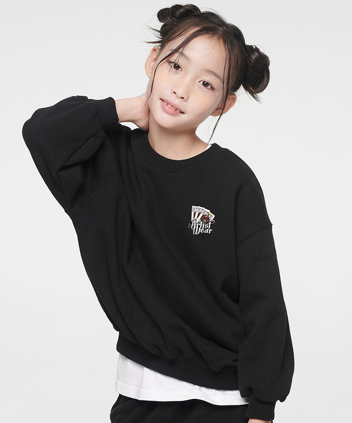 아티스트웨어 키즈(ARTISTWEARKIDS) [ATW] 키즈 킹 오브 스트릿 셋업_BK