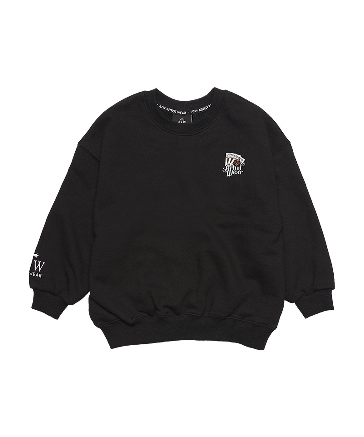 아티스트웨어 키즈(ARTISTWEARKIDS) [ATW] 키즈 킹 오브 스트릿 셋업_BK