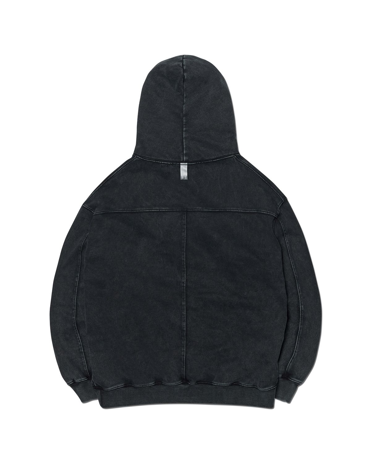 노매뉴얼(NOMANUAL) M.L HOODIE - WASHED BLACK
