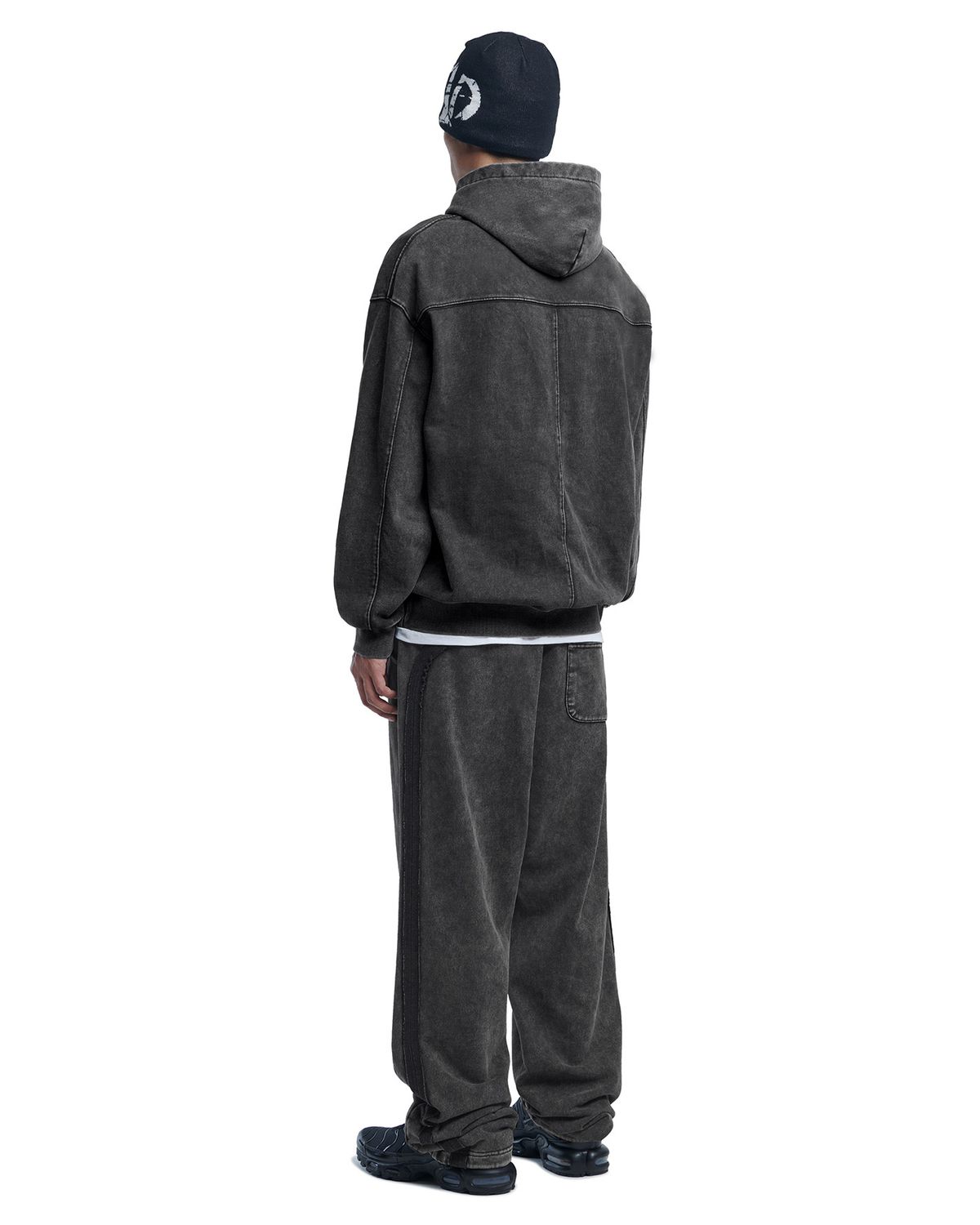 노매뉴얼(NOMANUAL) M.L HOODIE - ASH BROWN