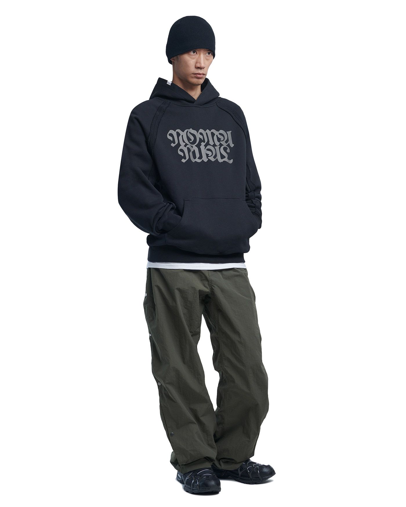 パーカー・フーディ NOMANUAL R.S RAW EDGE HOODIE SA361 NOMANUAL R.S RAW EDGE HOODIE SA361 (NOMANUAL/パーカー