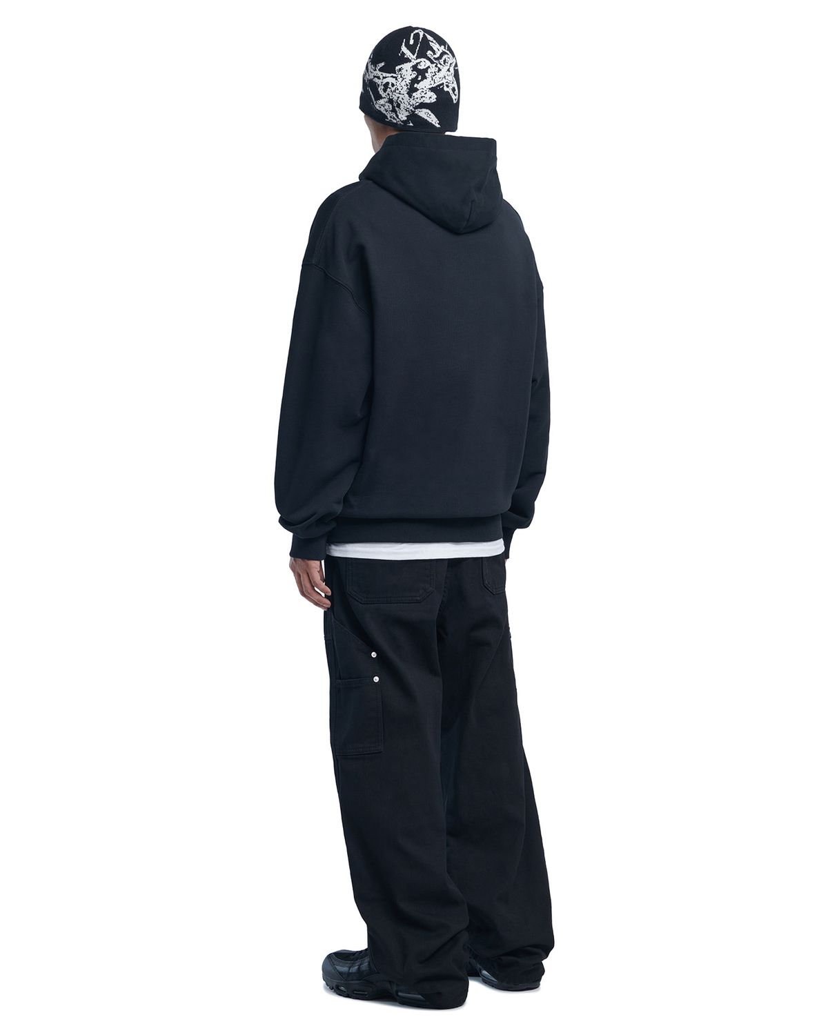 노매뉴얼(NOMANUAL) S.P.L HOODIE - BLACK