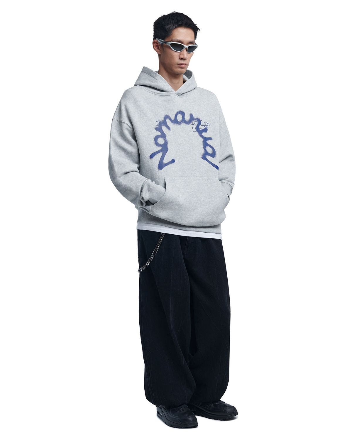 노매뉴얼(NOMANUAL) S.P.L HOODIE - MELANGE