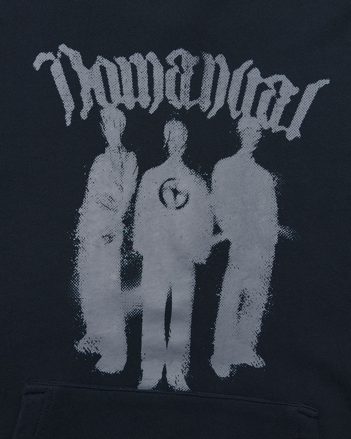 노매뉴얼(NOMANUAL) T.M HOODIE - BLACK