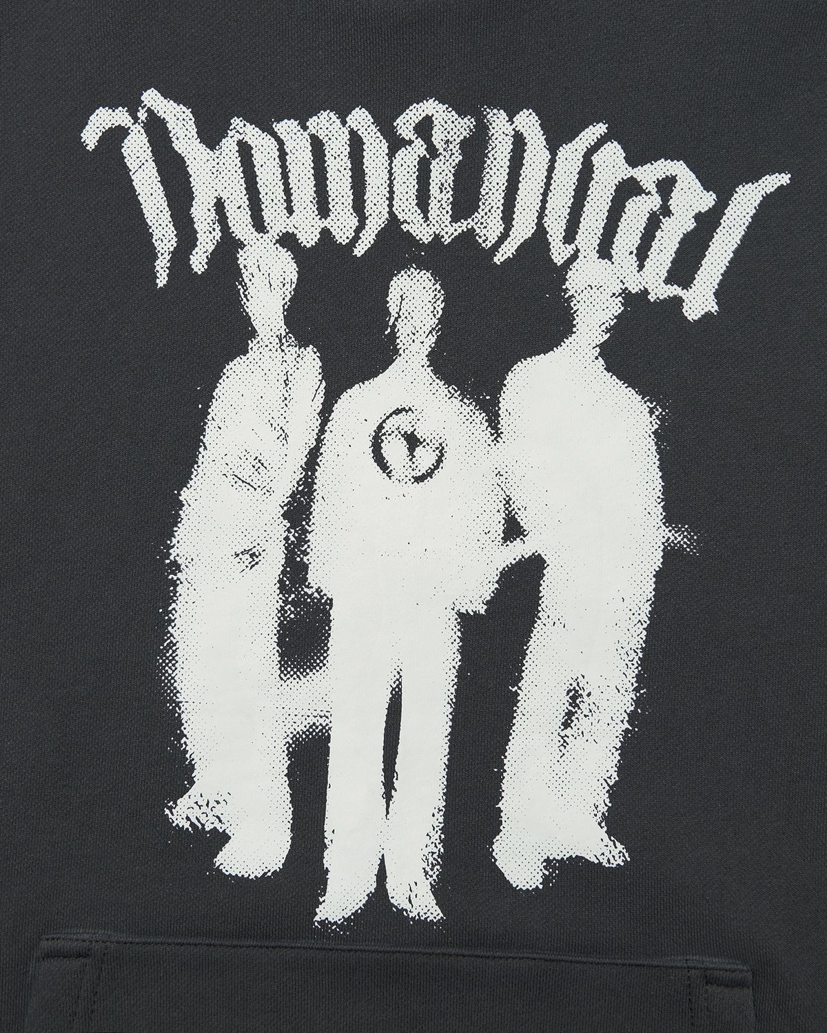 노매뉴얼(NOMANUAL) T.M HOODIE - CHARCOAL